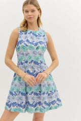 Eliza Pleated Mini Dress