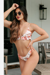 Beachy Bliss Floral Bikini Set (Wild Rose)