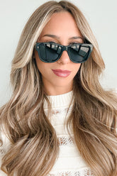 City Sleek Square Frame Sunglasses (Multiple Color Options)