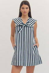 Mallory Sailor Collar Mini Dress