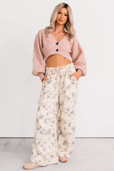 Lorelei Wide Leg Floral POL Jeans (Cream/Floral)