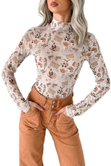 "Howdy Witch" NM Original Mesh Mock Neck Bodysuit (Howdy Witch)