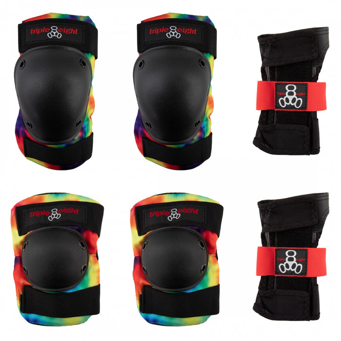 TRIPLE8 SAVER-3 ELBOw/KNee/WRiST SM TIE DYE padset