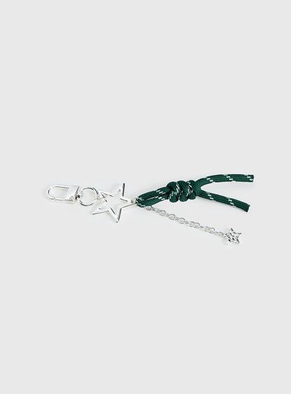What A Star Keychain Silver