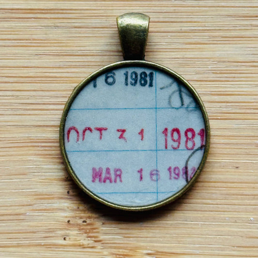 Book Lover Necklace -- March 16