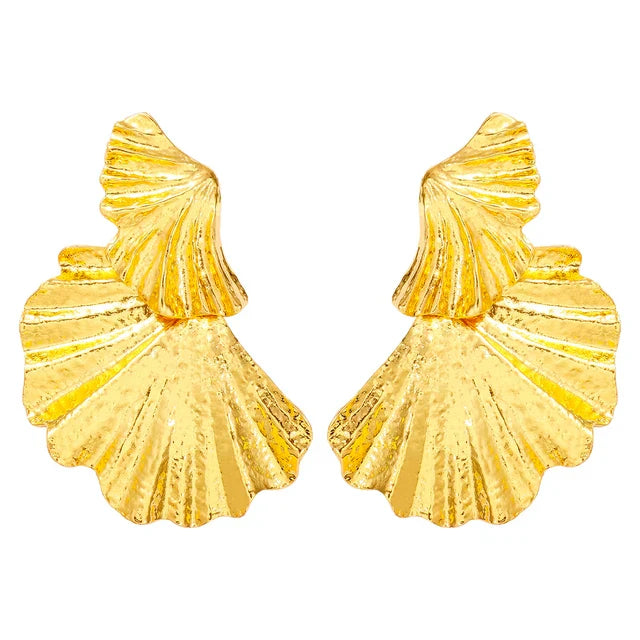 Assorted Design Gold Plated Earrings