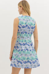 Eliza Pleated Mini Dress
