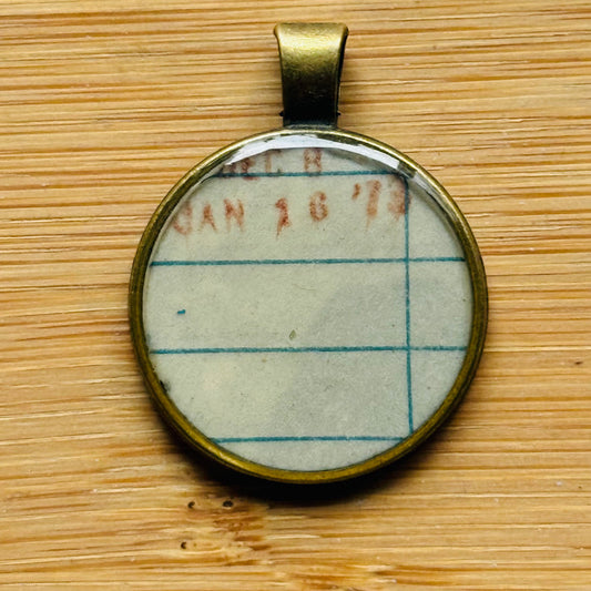 Book Lover Necklace -- January 16