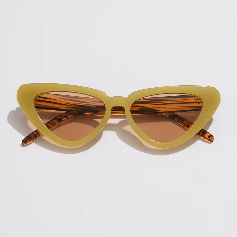 Retro Candy Colored Cat's Eye Sunglasses