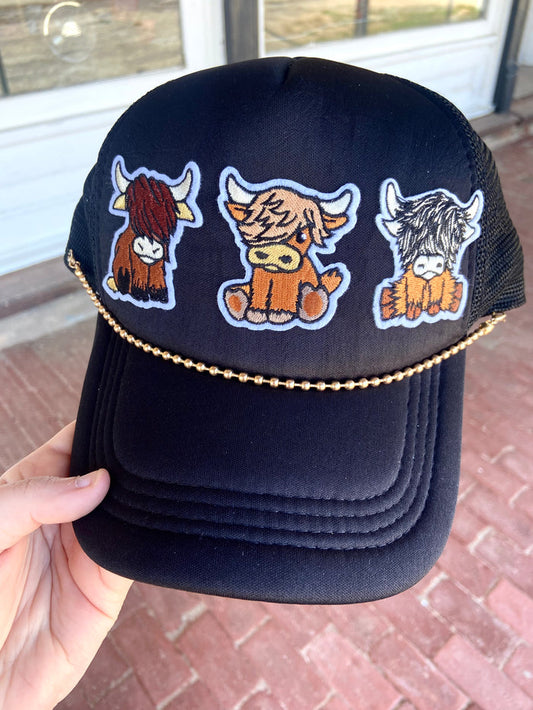 The Highland Cow Trucker Hat - Deer Creek Mercantile