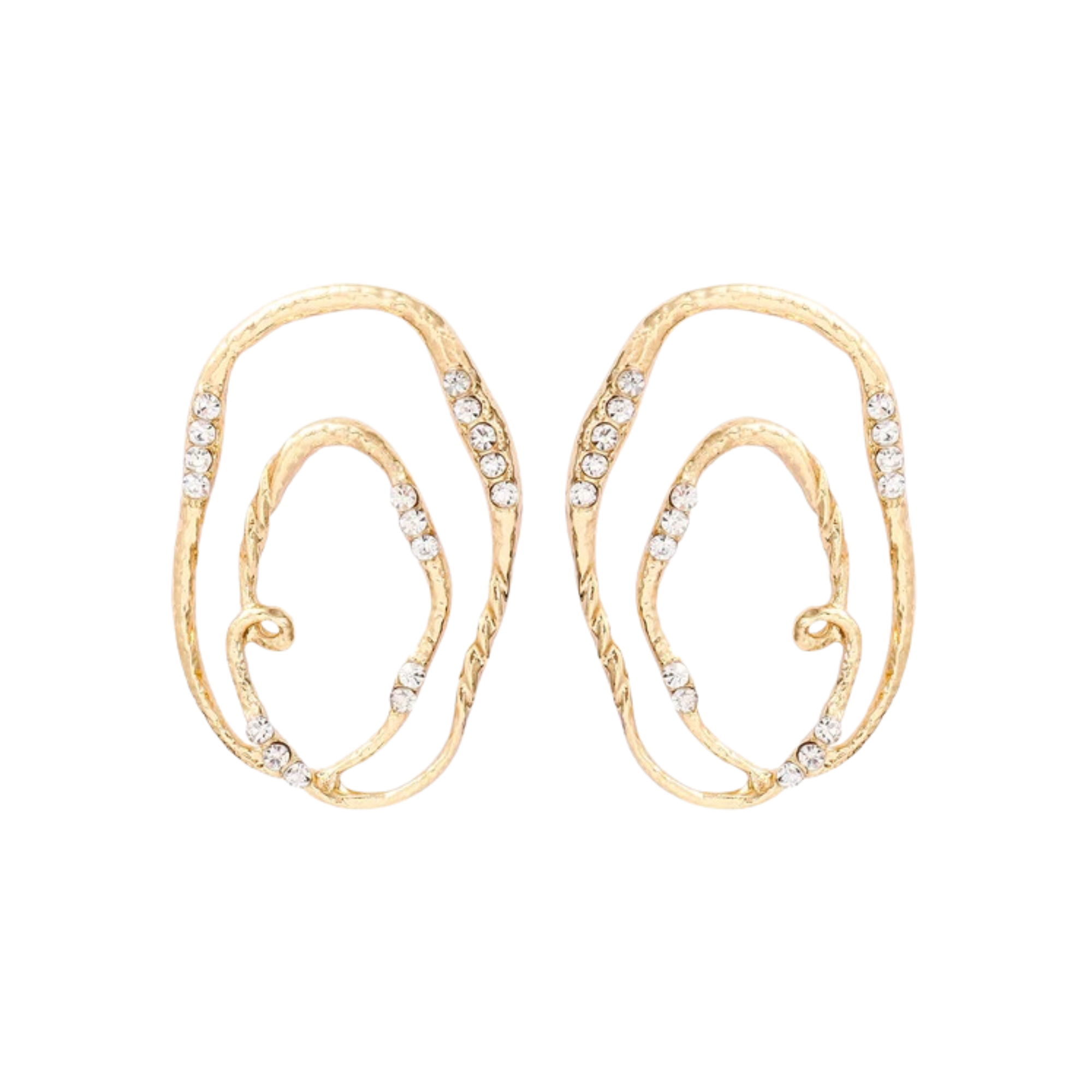 Assorted Design Gold Plated Earrings