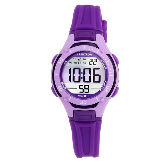 Armitron Purple Plastic Band Digital Kids Watch - 457062PUR