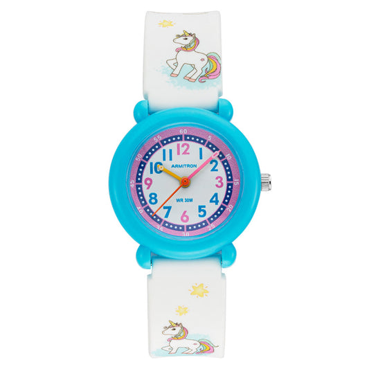 Armitron White Plastic Band Kids Watch - 271005BWT