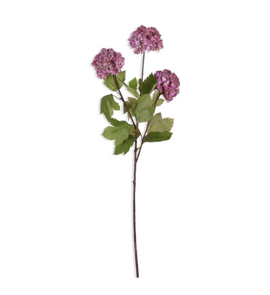 ARTIFICIAL GUELDER ROSE - MAUVE - IN STORE PICK UP ONLY!