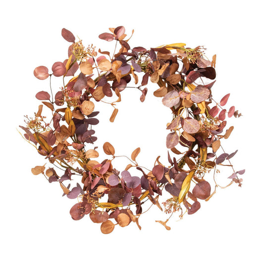 Autumn Silver Dollar Wreath