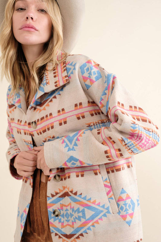 Aztec Jacquard Western Jacket
