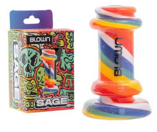 Blown Glass Goods - Sage - Goods Pivot Glass