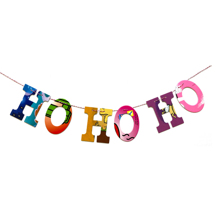 Board Book Garland DIY Kit HO HO HO