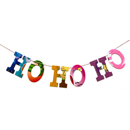 Board Book Garland DIY Kit HO HO HO