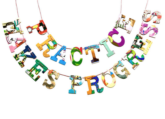 Board Book Garland DIY Kit PRACTICE MAKES PROGRESS