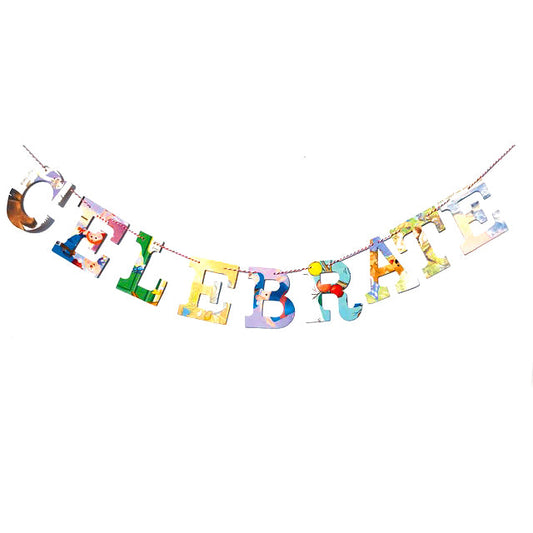 Board Book Phrase Garland Kit CELEBRATE