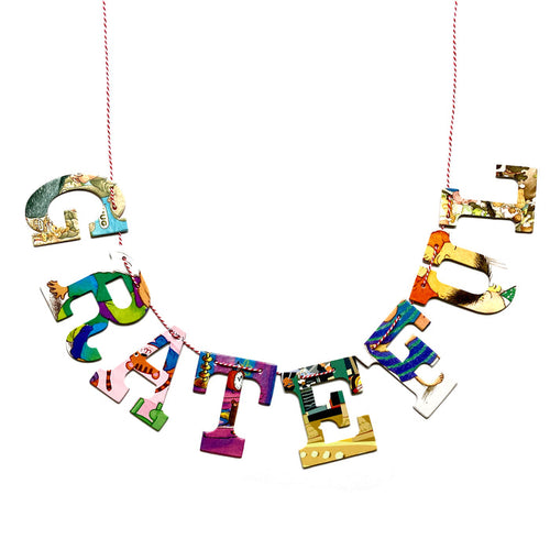 Board Book Phrase Garland Kit GRATEFUL