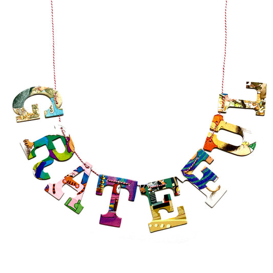 Board Book Phrase Garland Kit GRATEFUL