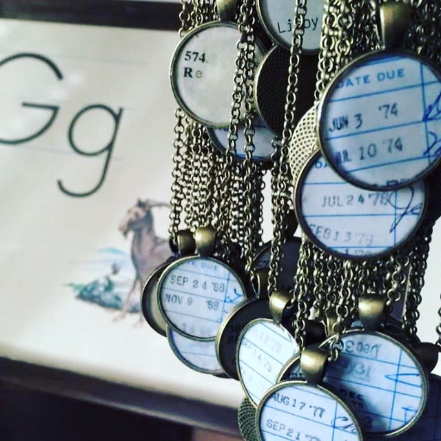 Book Lover Necklace -- February 5 February 25