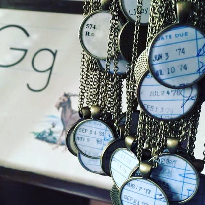 Book Lover Necklace -- February 5 February 25