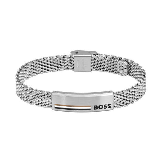 BOSS by Hugo Boss Jewellery Stainless Steel Men's Mesh Chain Bracelet - 1580611