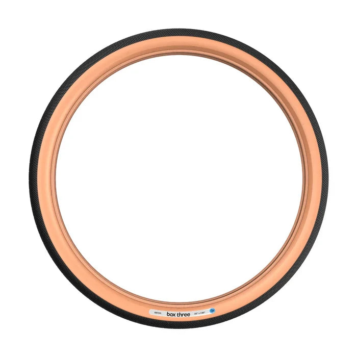 Box Three Wire Bead Tire Tan wall