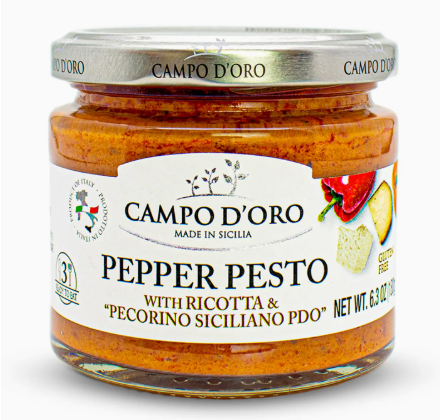 Campo D'oro Sicilian Pepper Pesto Ricotta and Pecorino 6.3oz