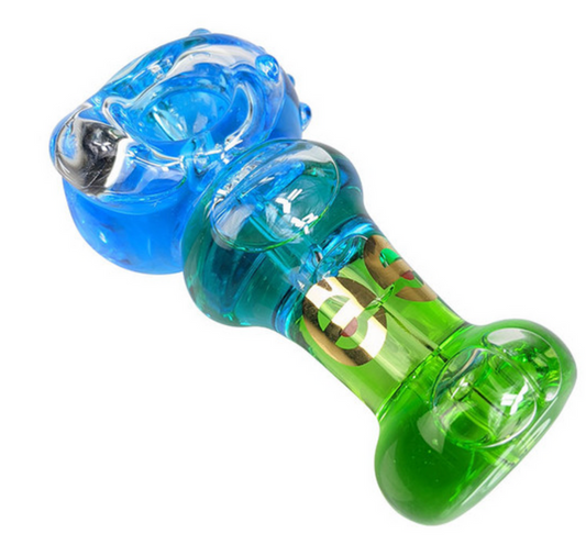 Cheech Glass - 4" Assorted Triple Glycerin Hand Pipe