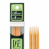 Clover Bamboo 7" Double Pointed Needles