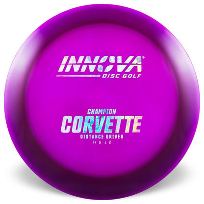 INNOVA DISC GOLF CANADA	
Corvette Champion Distance Driver	Firm grip	High durability	Stable flight path	Great for distance and control	Resistant to scratches	Ideal for advanced players
