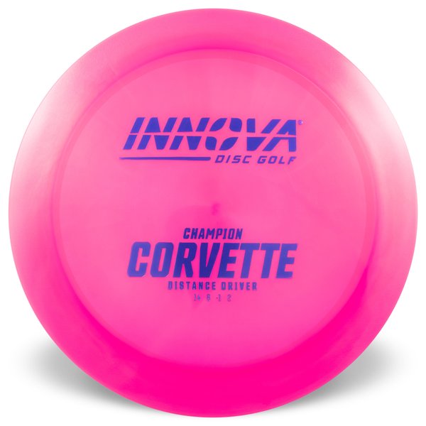 INNOVA DISC GOLF CANADA	
Corvette Champion Distance Driver	Firm grip	High durability	Stable flight path	Great for distance and control	Resistant to scratches	Ideal for advanced players
