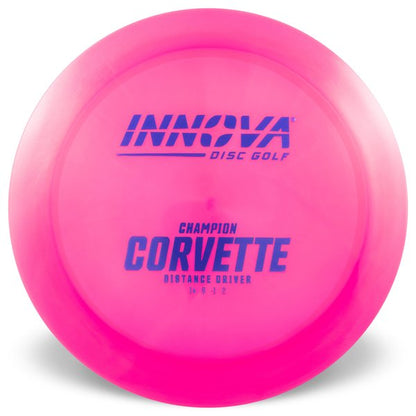 INNOVA DISC GOLF CANADA	
Corvette Champion Distance Driver	Firm grip	High durability	Stable flight path	Great for distance and control	Resistant to scratches	Ideal for advanced players