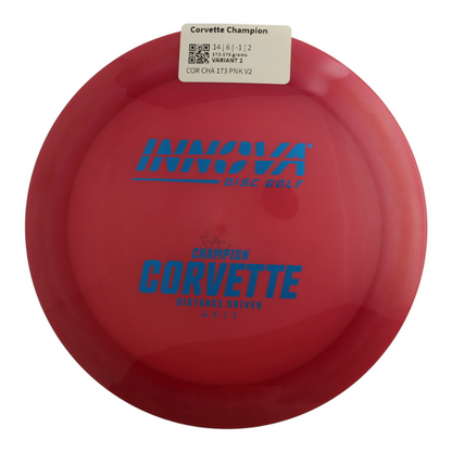 INNOVA DISC GOLF CANADA	
Corvette Champion Distance Driver	Firm grip	High durability	Stable flight path	Great for distance and control	Resistant to scratches	Ideal for advanced players