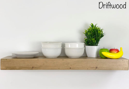 Driftwood Floating Shelves