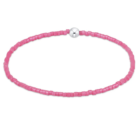 E NEWTON HOPE CLASSIC STERLING BRACELET - BUBBLEGUM