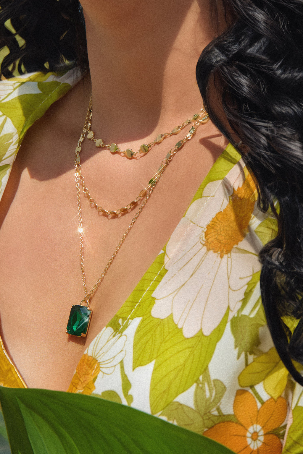 Esmeralda Layered Necklace - Gold