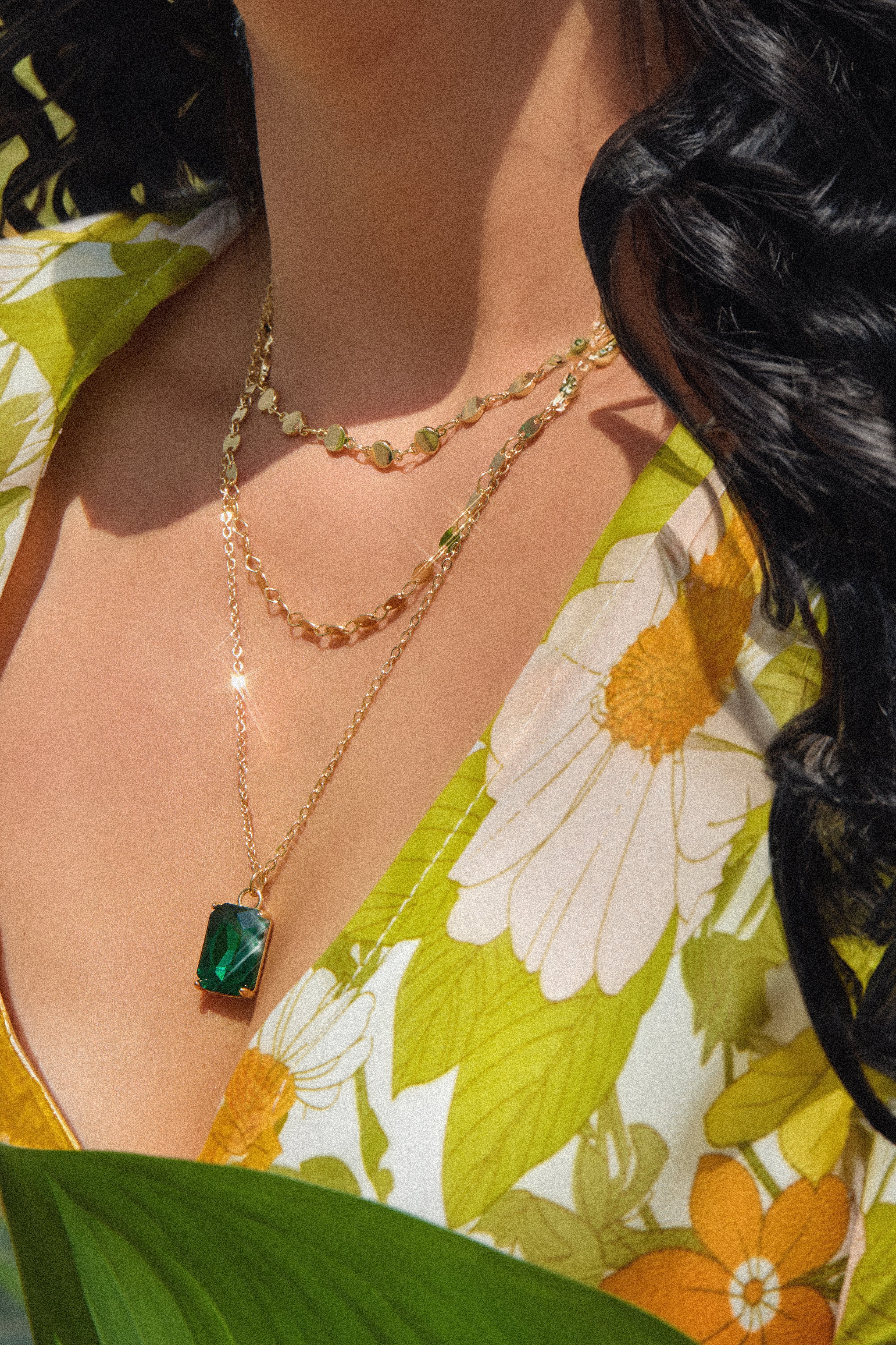 Esmeralda Layered Necklace - Gold