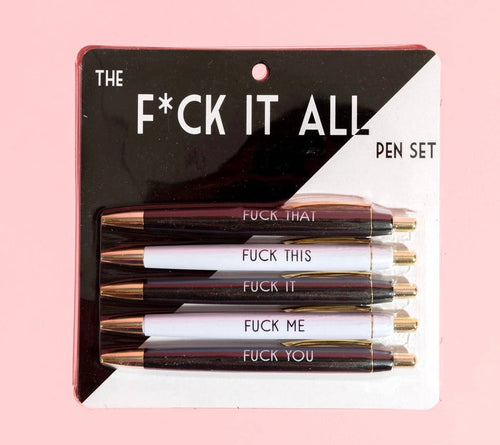F*ck It All Pen Set