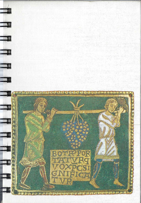 (Graphic Only) White Cover with an Image of 2 People Carrying Goods Together