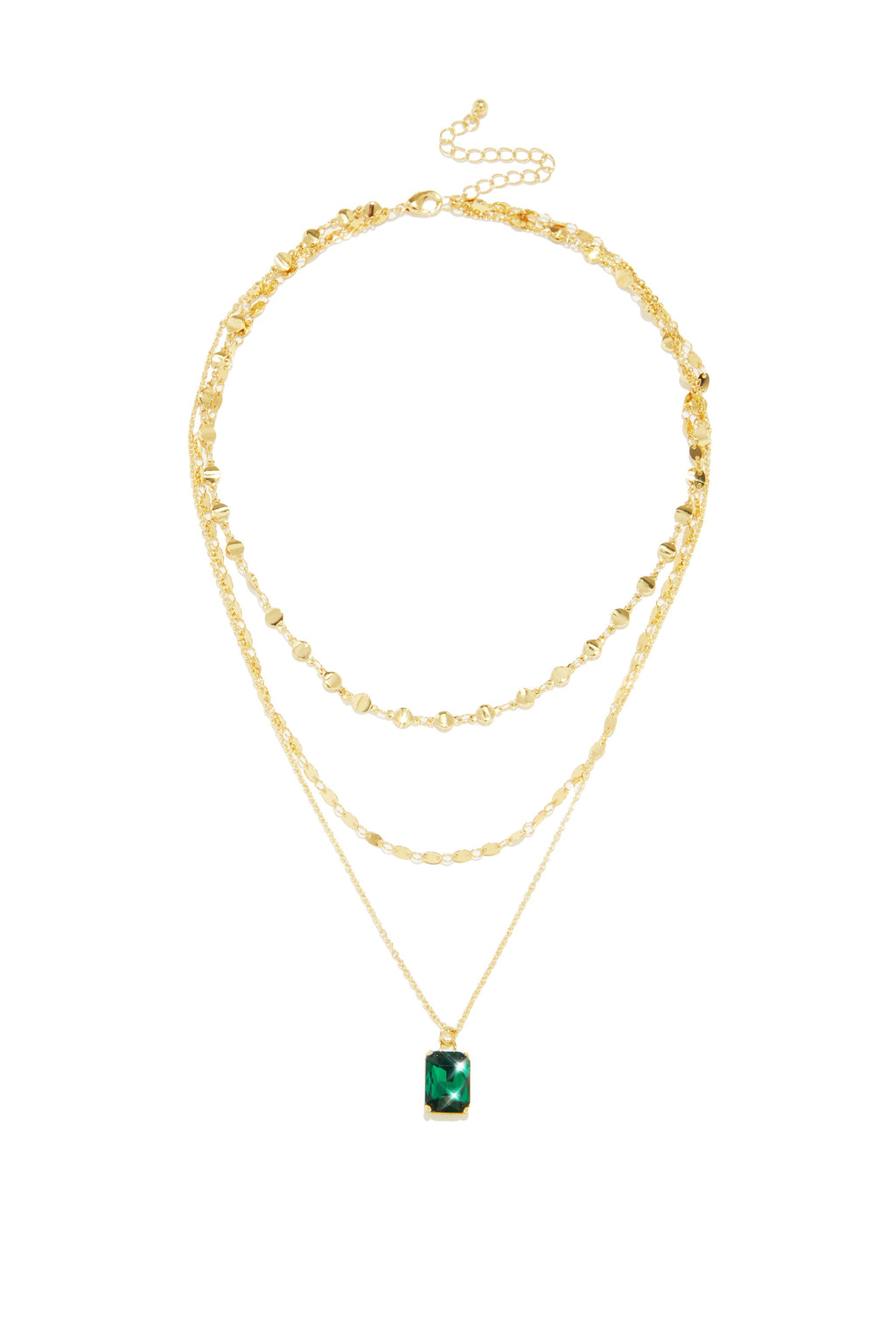 Esmeralda Layered Necklace - Gold