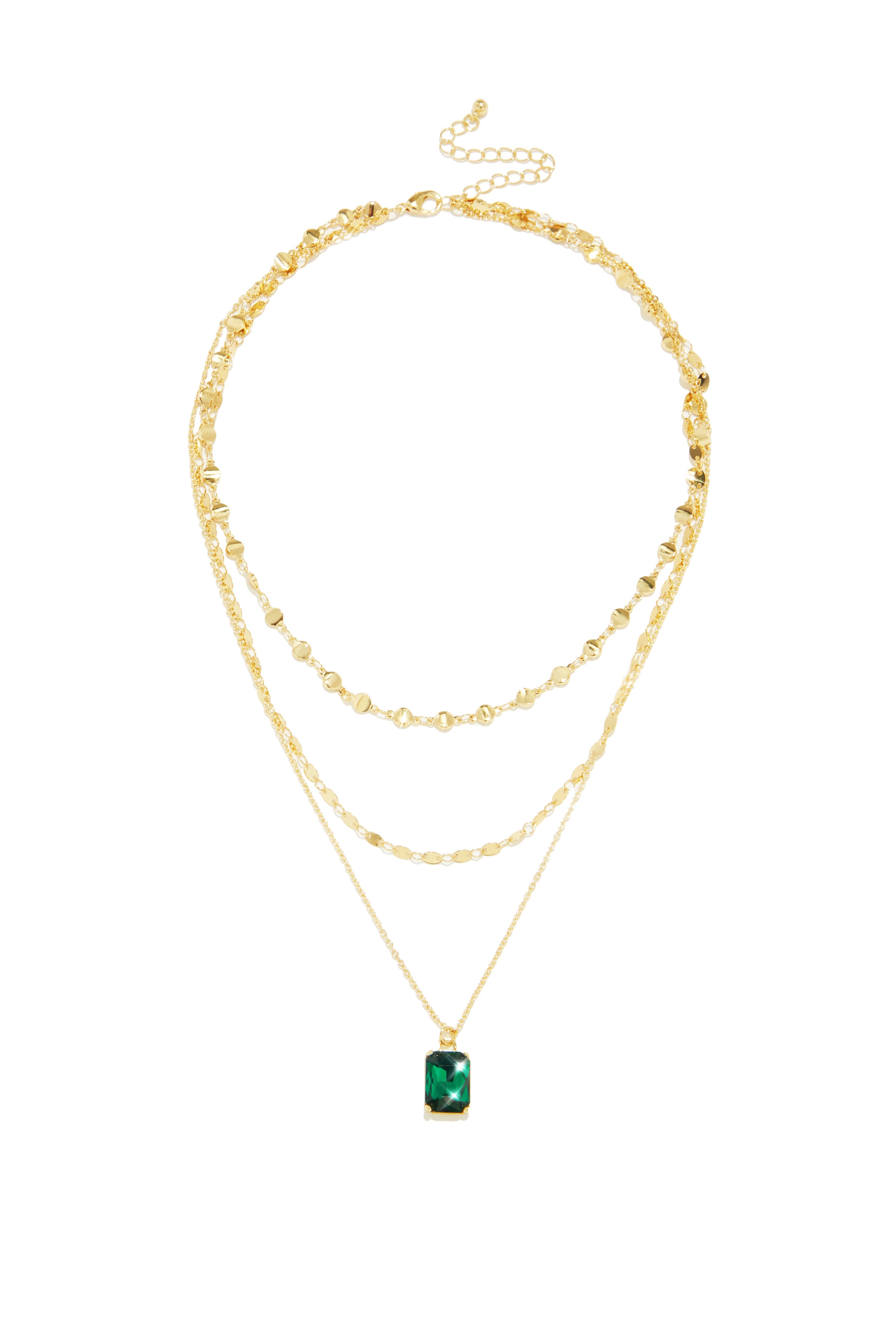 Esmeralda Layered Necklace - Gold