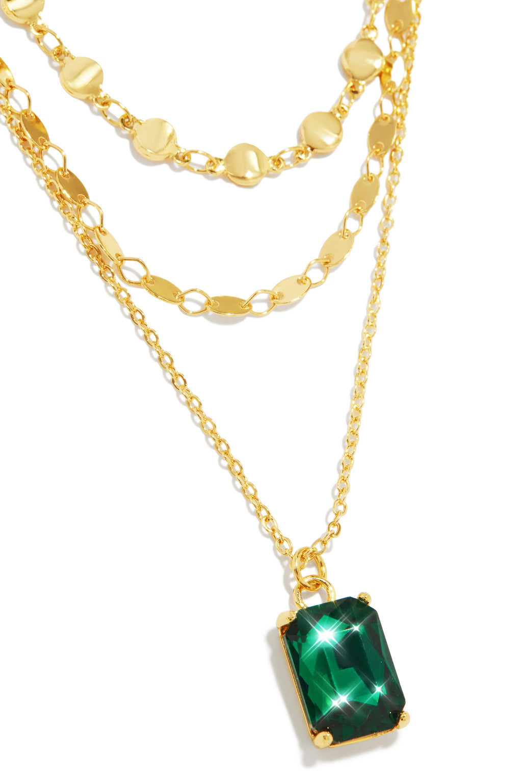 Esmeralda Layered Necklace - Gold