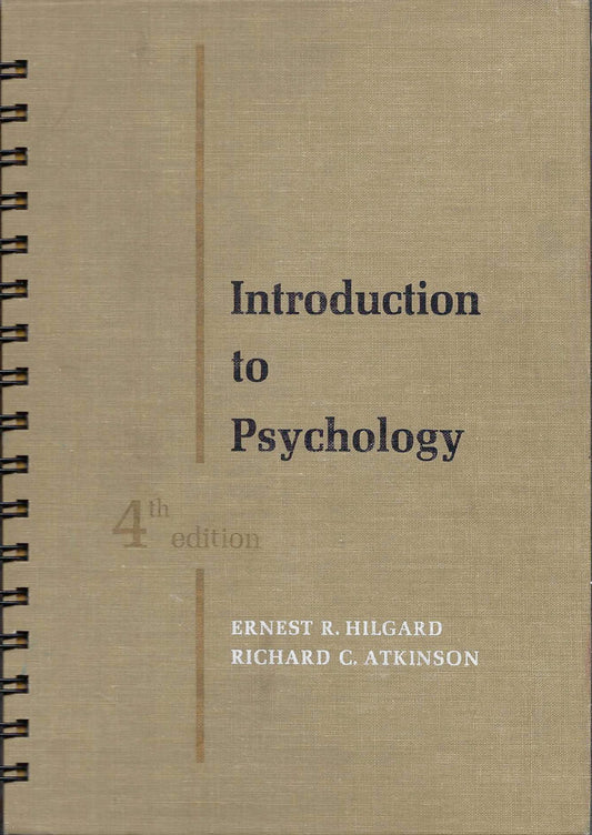 Introduction to Psychology / 4th Edition