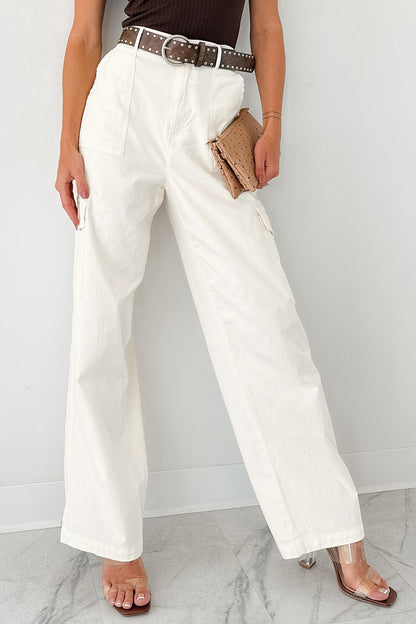 Cool People Only Cargo Pants (Off White)