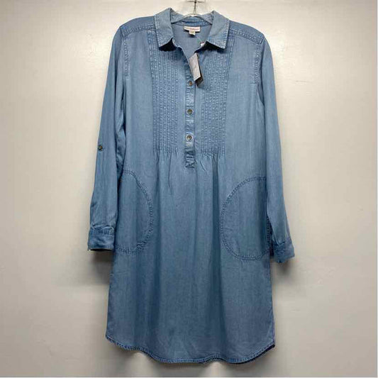 J.Jill Size XS Women's Light Blue Shirt Dress